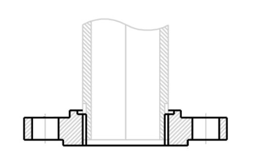 Threaded pipe flange specialaitons