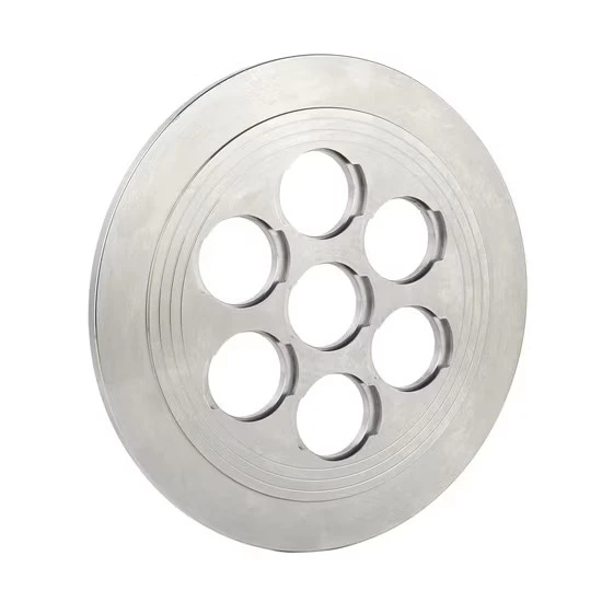 Porous plate flange
